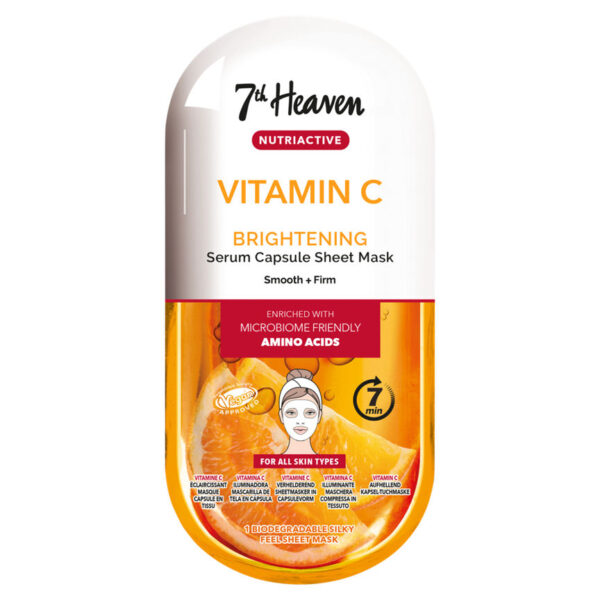 7th Heaven Nutriactive Vitamin C Brightening Serum Capsule Sheet Mask