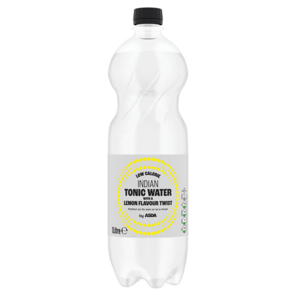 ASDA Indian Tonic Water with a Lemon Flavour Twist 1 Litre