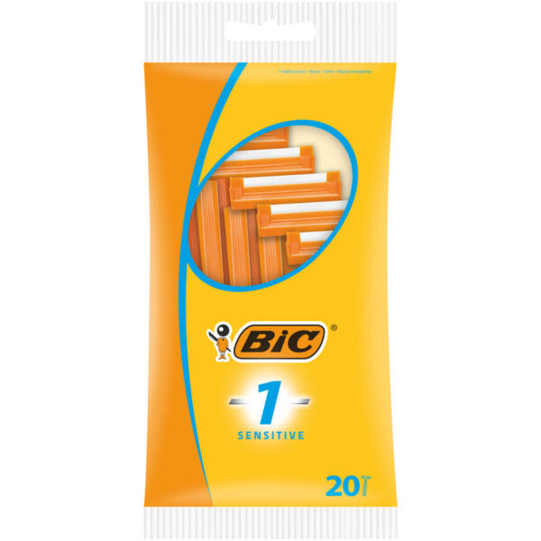 Bic 1 Sensitive Men's Disposable Razors x20