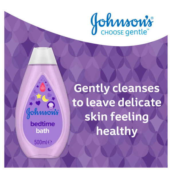 Johnson's Baby Bedtime Bath Gentle Baby Bath 500ml - Image 2