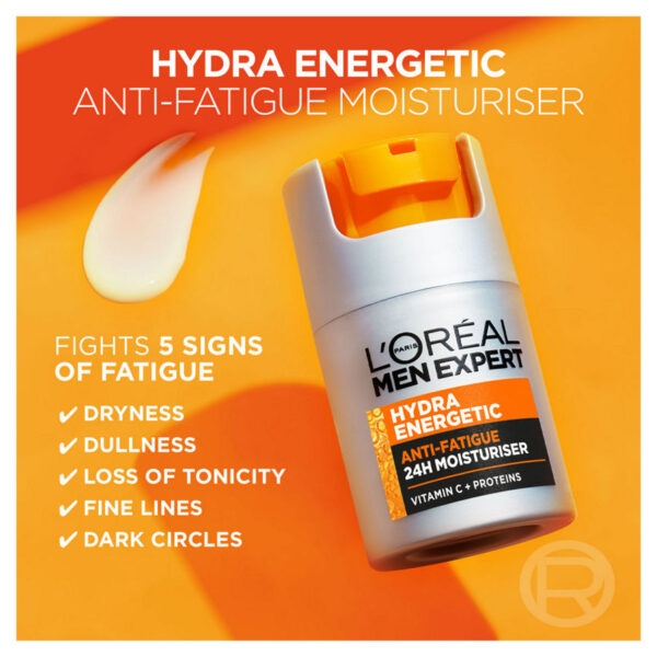 L'Oreal Men Expert Hydra Energetic Anti-Fatigue Moisturiser - Image 2