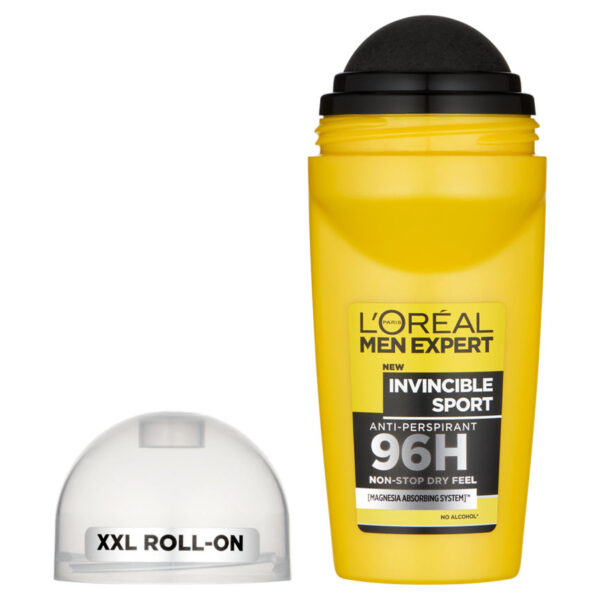 L'Oreal Men Expert Invincible Sport 96H Roll-On Deodorant - Image 2