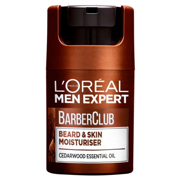 L 'Oreal Men Expert Barber Club Short Beard and Face Soothing Gel Moisturiser 50ml