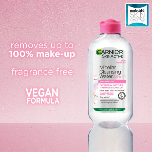 Garnier Micellar Water Facial Cleanser Sensitive Skin - Image 2