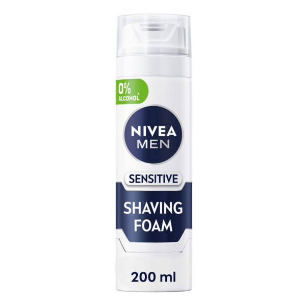 Nivea Men Sensitive Shave Foam With 0 % Alcohol