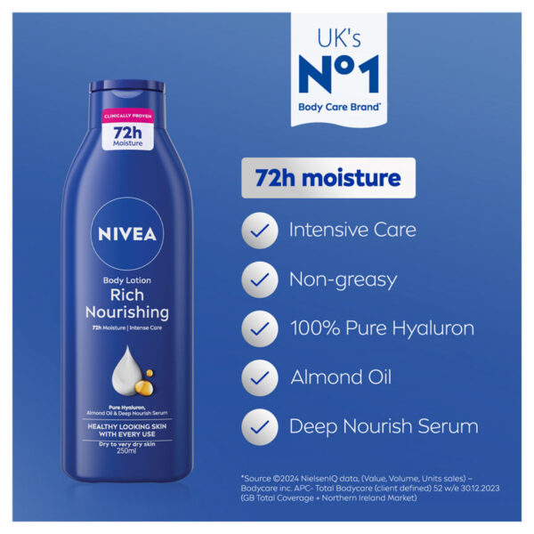 Nivea Body Lotion For Very Dry Skin Rich Nourishing - Image 2