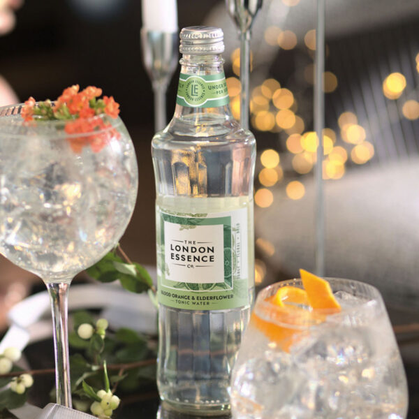 The London Essence Co. Blood Orange & Elderflower Tonic Water Bottle - Image 2