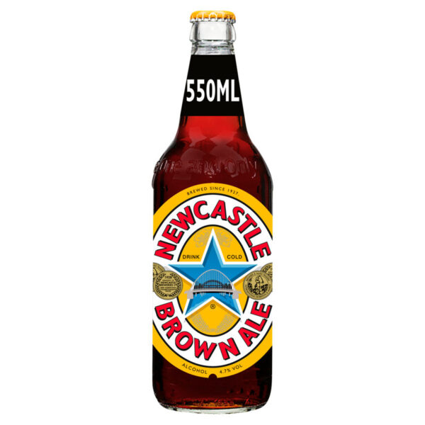 Newcastle Brown Ale Beer Bottle