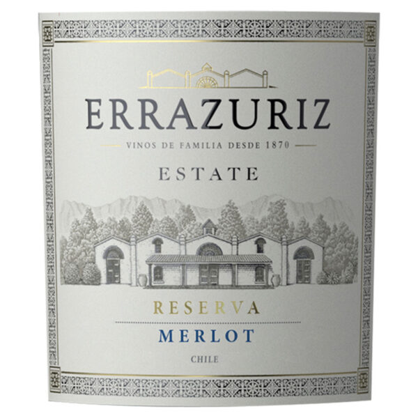 Errazuriz Estate Reserva Merlot Wine - Image 2