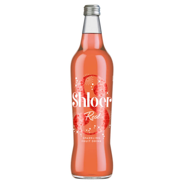 Shloer Rose Sparkling Grape Juice Drink