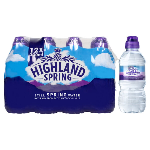 Highland Spring Still Spring Water Bottles