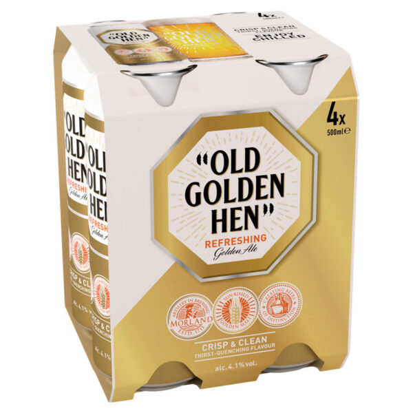 Old Golden Hen Refreshing Golden Ale 4 x 500ml