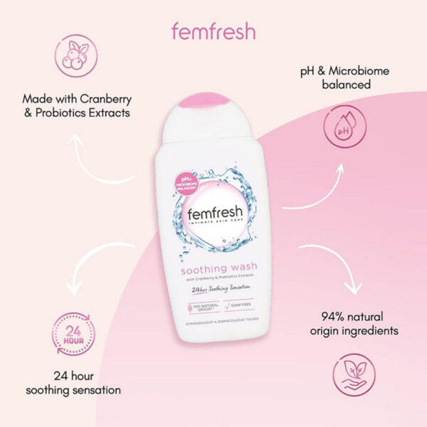 Femfresh Intimate Hygiene Triple Action Soothing Wash - Image 2