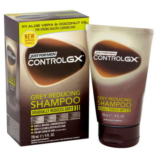 Just For Men Controlgx Grey Reducing Haircolour Shampoo - Image 2