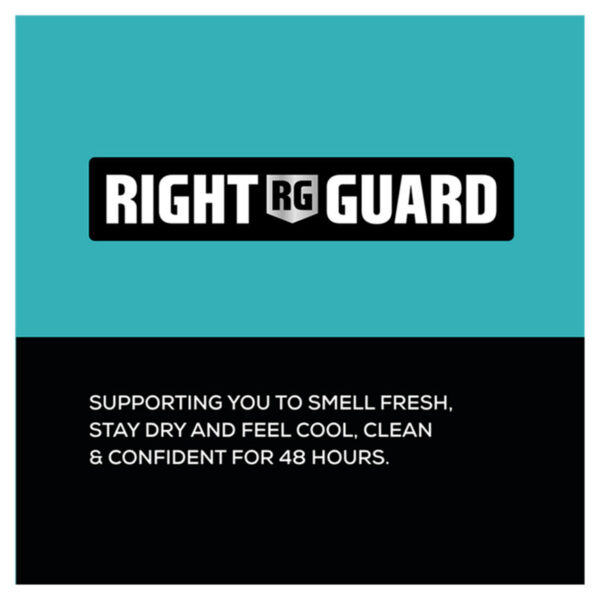 Right Guard Total 5 Defence Clean 48H Anti-Perspirant Deodorant - Image 2