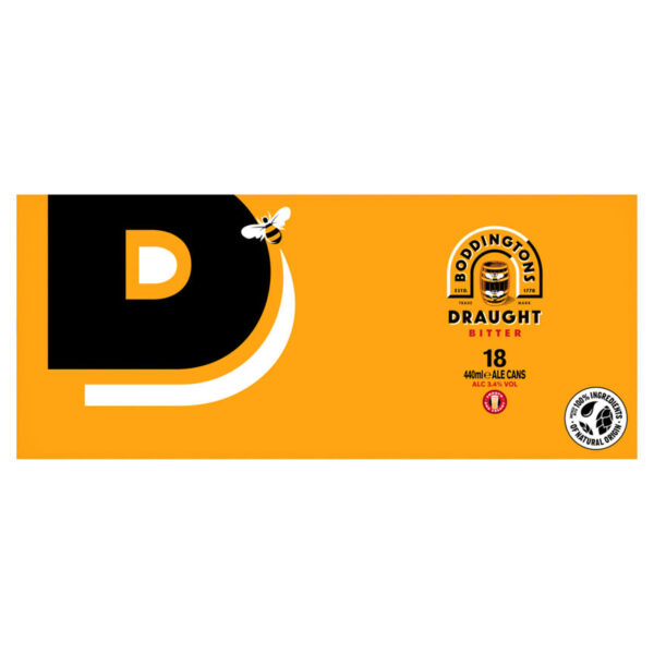 Boddingtons Draught Bitter Ale Cans 18 x 440ml