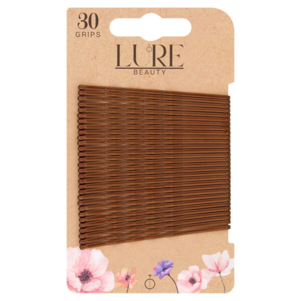 Lure Beauty 30 Large Grips Brown