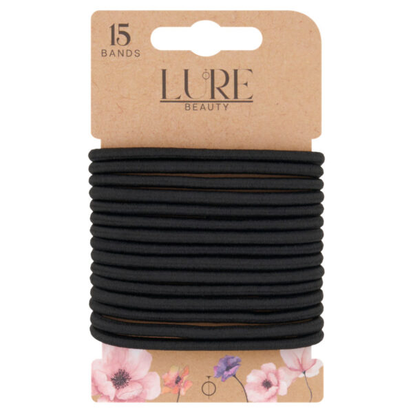 Lure Beauty 15 Wide Snagfree Bands Black