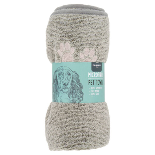 Pampered Paws Microfibre Pet Towel