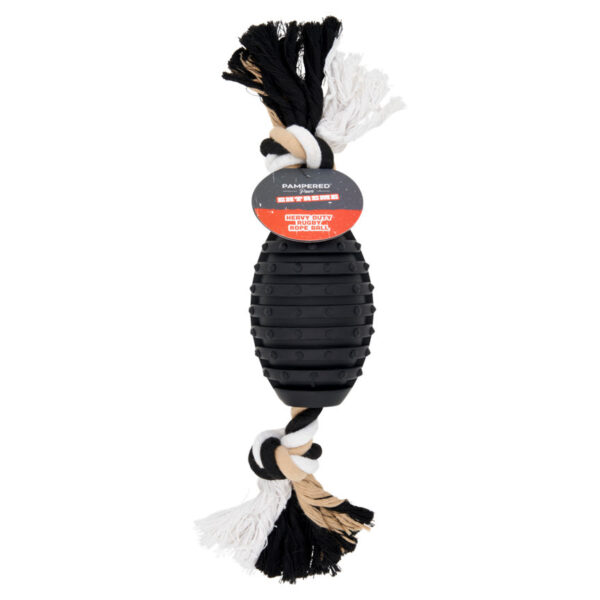 Pampered Paws Extreme Heavy Duty Rugby Rope Ball