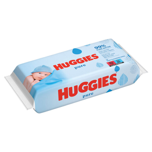 Huggies Pure Baby Wipes - Image 2