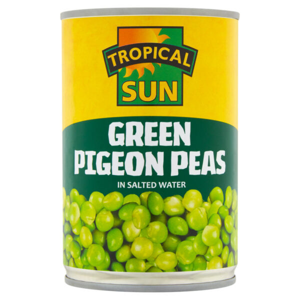 Tropical Sun Green Pigeon Peas in Salted Water