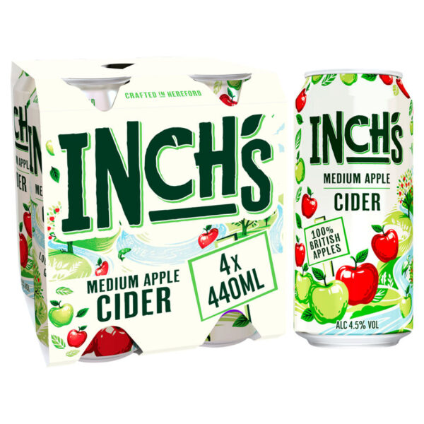 Inch's Apple Cider Cans