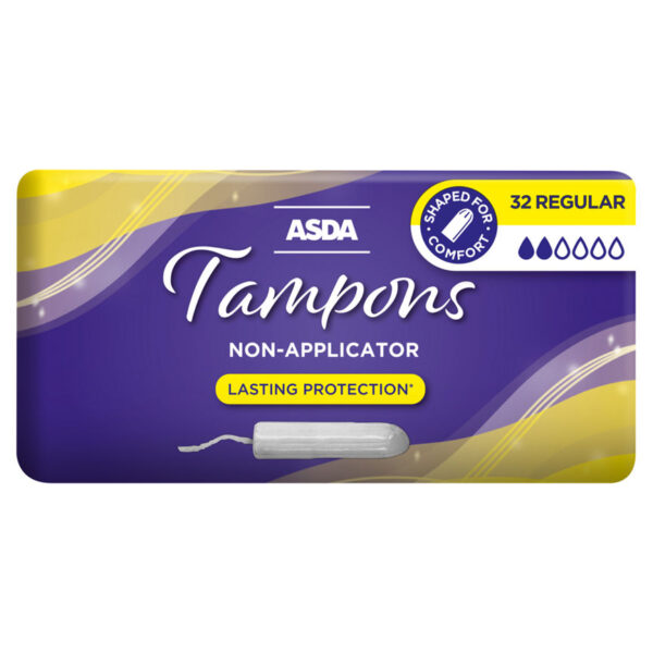 ASDA Regular Non-Applicator Tampons