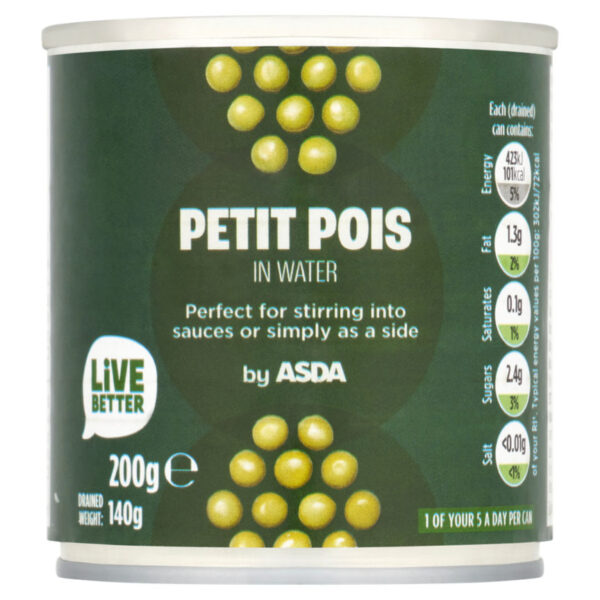 ASDA Petits Pois in Water