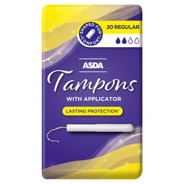 ASDA Regular Applicator Tampons