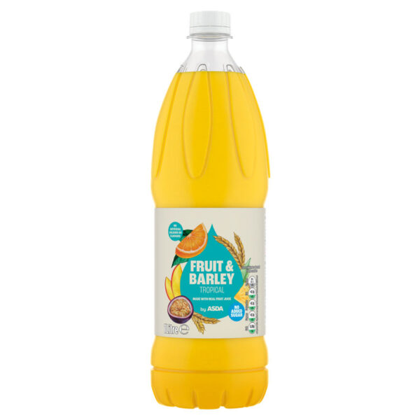 ASDA No Added Sugar Tropical Fruit & Barley Squash