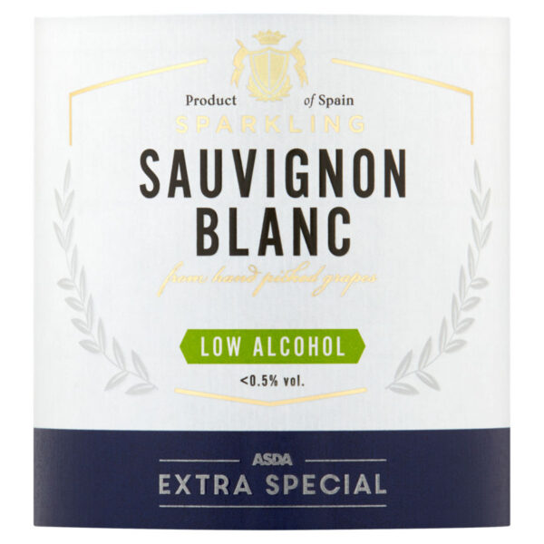 ASDA Extra Special Sparkling Sauvignon Blanc Low Alcohol Wine - Image 2