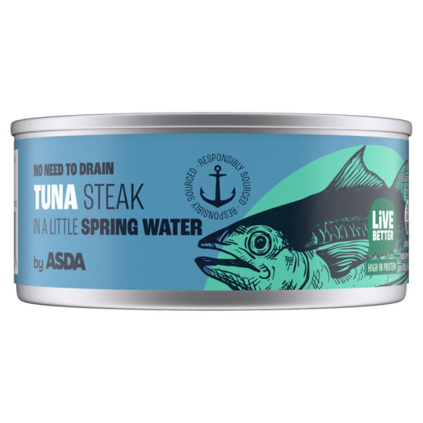 ASDA Tuna Steak in a Little Spring Water 110g