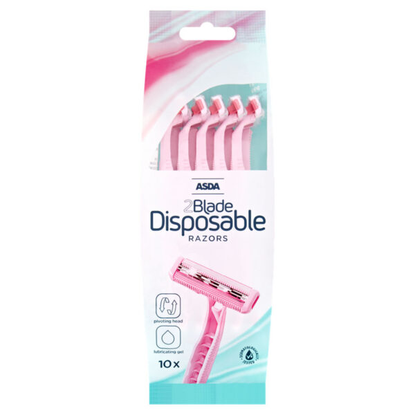 ASDA 2 Blade Disposable Razors