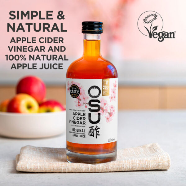 Osu Raw Apple Cider Vinegar with The Mother Apple Juice Blend - Image 2