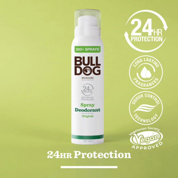 Bulldog Skincare Original Spray Deodorant 125ml - Image 2