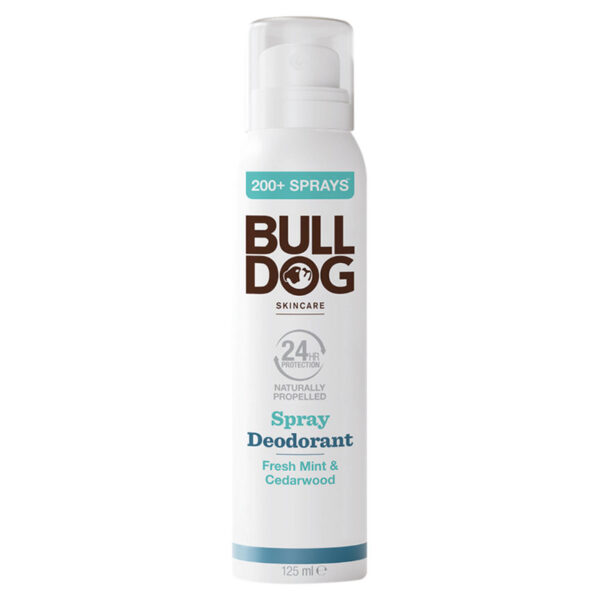 Bulldog Skincare Fresh Mint & Cedarwood Spray Deodorant 125ml