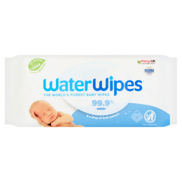 WaterWipes Sensitive Newborn Biodegradable Wipes