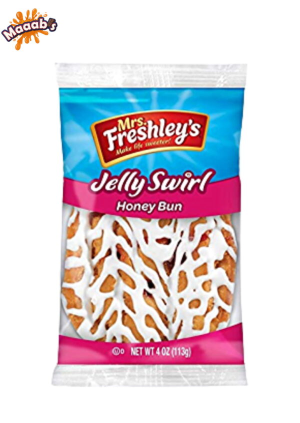 MR FRESHLEY’S - Jelly Swiri Honey Bun - 114g