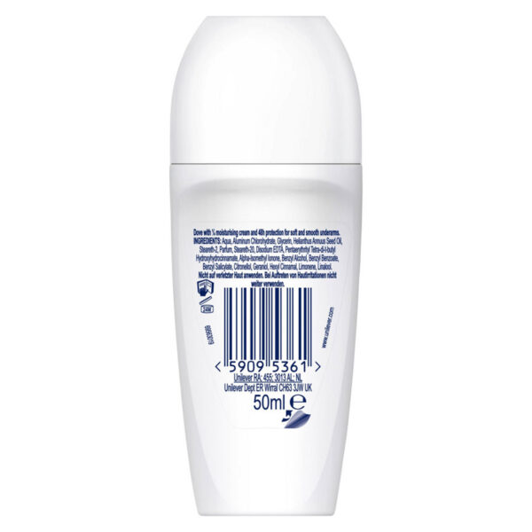 Dove Anti-Perspirant Roll On Classic 50 ml - Image 2