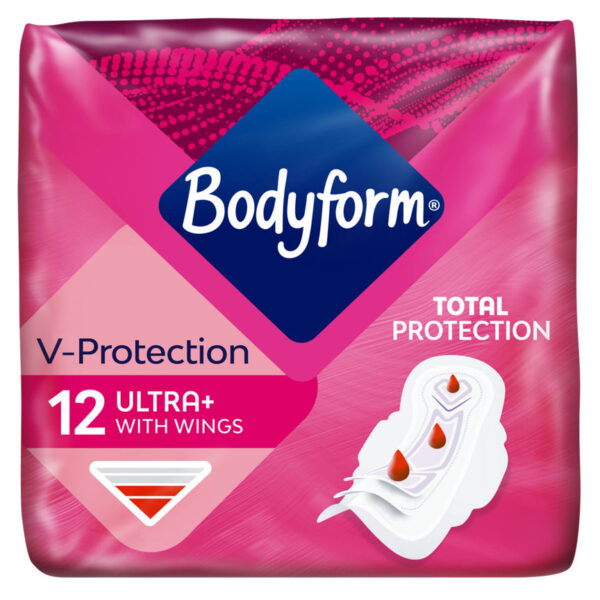 Bodyform Cour-V Ultra Normal Sanitary Towels Wings 12 pack