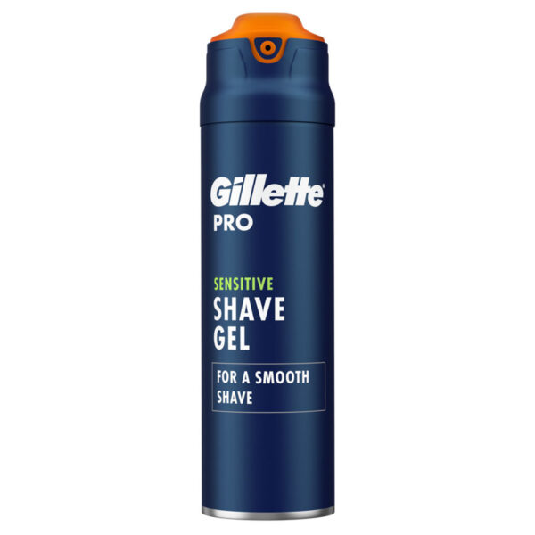 Gillette PRO Sensitive Shave Gel Cools to Soothe Skin