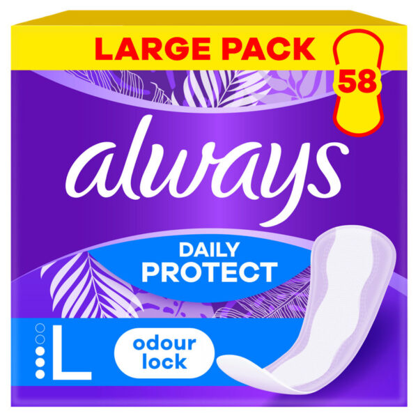 Always Dailies Extra Protect Panty Liners Large