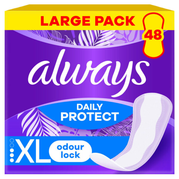 Always Dailies Long Plus Extra Protect Panty Liners