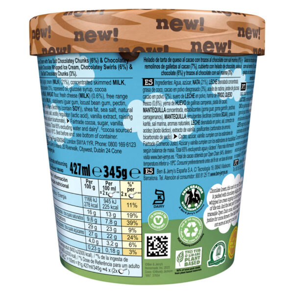 Ben & Jerry's Ice Cream Choco-lotta Cheesecake Sundae 427ml - Image 2