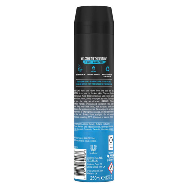 Lynx Aerosol Bodyspray XXL Ice Chill 250 ml - Image 2