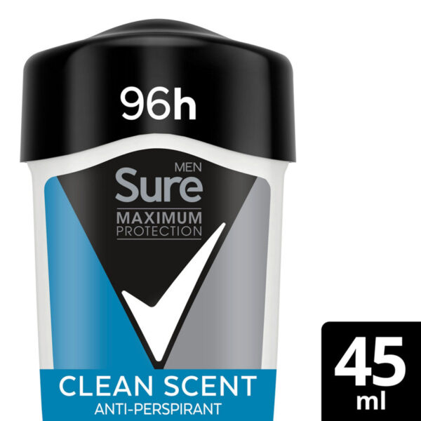 Sure Men Maximum Protection Clean Scent Anti-perspirant Cream Stick