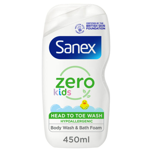 Sanex Zero % Kids Head to Toe Wash