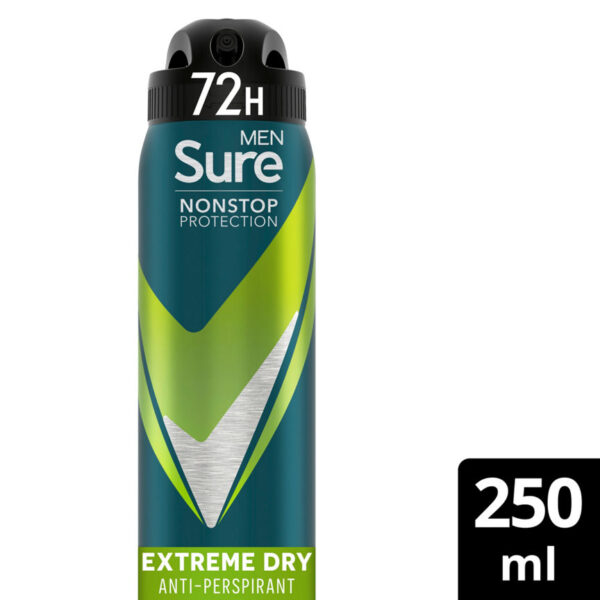 Sure NonStop Protection Anti-perspirant Aerosol Extreme Dry 250 ml