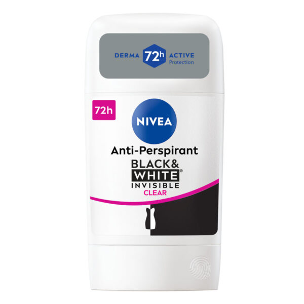 Nivea Black & White Clear Anti-Perspirant Stick  50ML